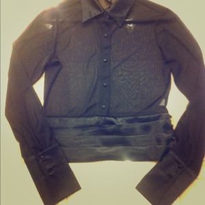 Black sheer blouse !💥💥💥JUST REDUCED 💥💥💥