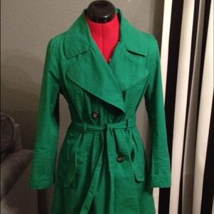 SOLD - NWOT Green Old Navy Trench