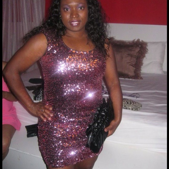 Aidan  Dresses & Skirts - Pink sequin dress