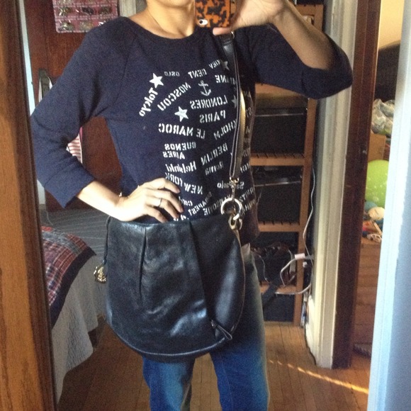 Vince Camuto leather cross body/satchel  NWOT - Picture 4 of 4