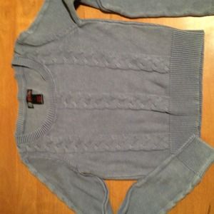 Blue gray sweater