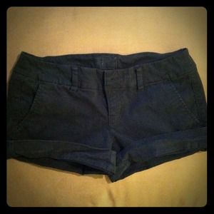 AE navy khaki shorts size 0