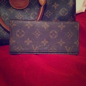 LV checkbook cover