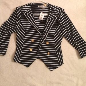 Blue with white stripes