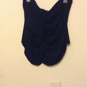 Sexy blk tube top like shirt