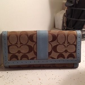 Authentic coach wallet