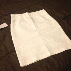 SOLD White bandage skirt
