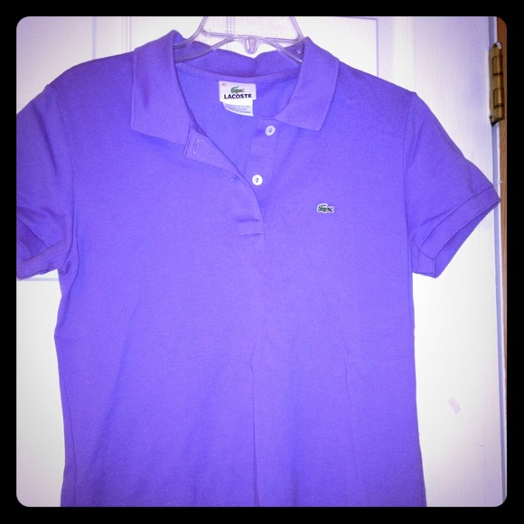 Lacoste lavender polo