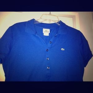 Lacoste royal blue polo