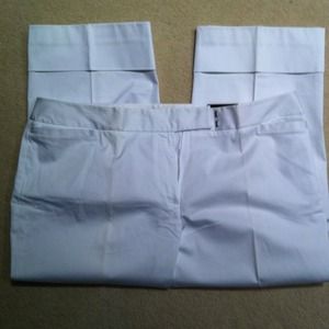 NWT Lane Bryant Venezia white capris