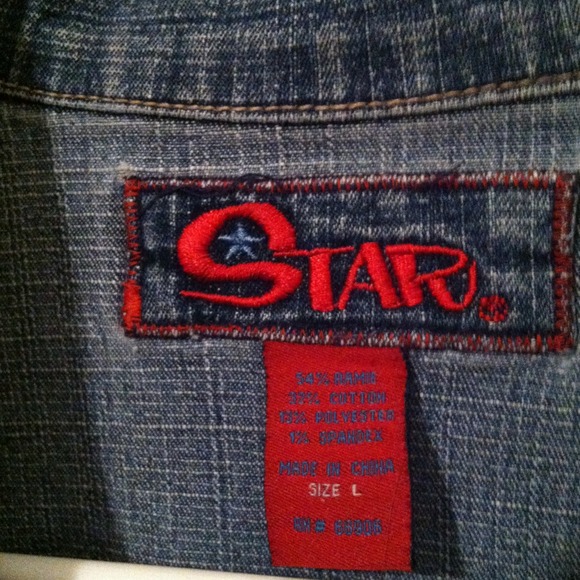 Cropped Distressed Denim Jacket - Picture 3 of 3