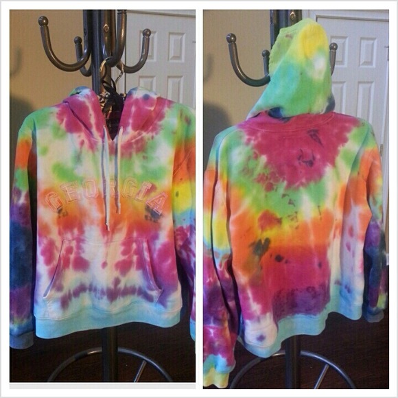 Final REDUCTION! Tie Dye Georgia (UGA) Sweatshirt