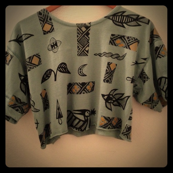 Vintage cut off top
