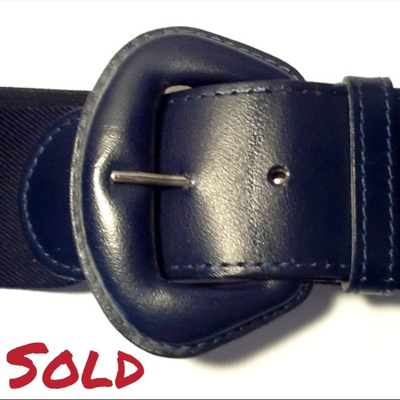 Sold in bundle! Plus Size Navy Blue Belt