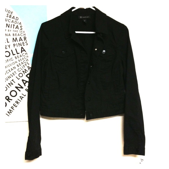 Black I•N•C jean jacket