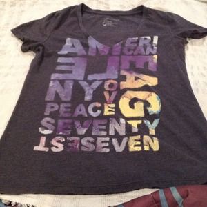 American Eagle Cute Comfy Graphic Shirt