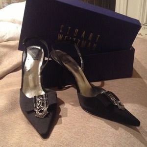 Stuart Weizman Royal Blasat Slingback Heel