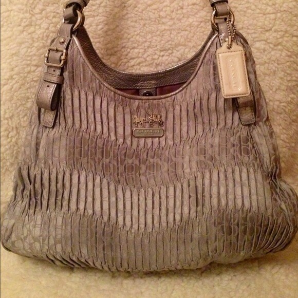 RESERVED:Coach Gathered Madison Bag