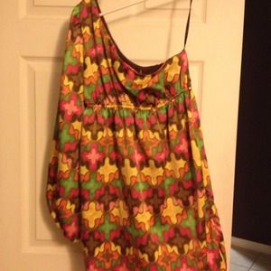 One shoulder Judith march dress