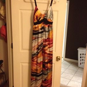 Floor length maxi dress