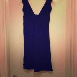 Cute black dress with ruffle detail