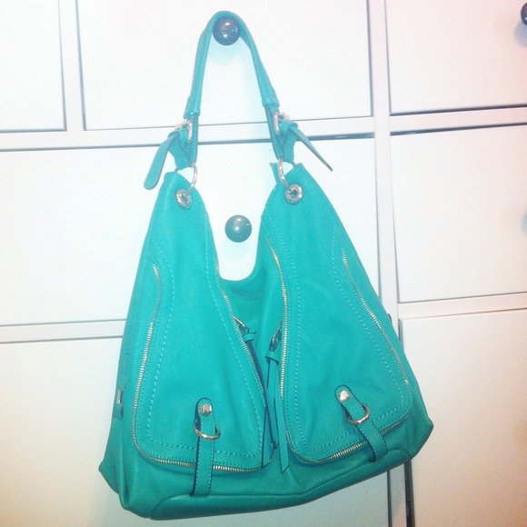 ⚡SOLD ⚡ Aqua Hobo Purse