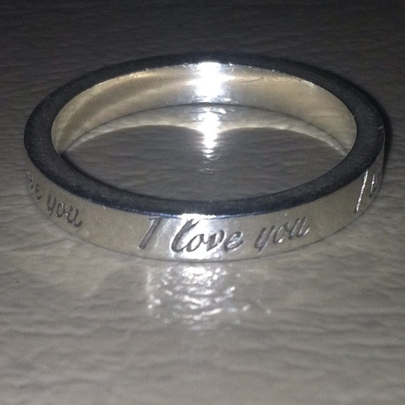 SOLD Tiffany & Co. Silver "I Love You" Ring