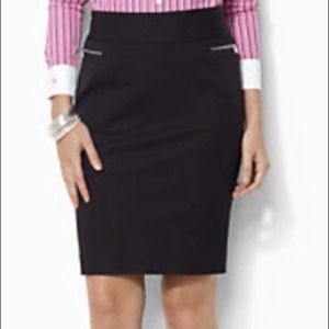 Lauren Ralph Lauren Stretch Twill Skirt