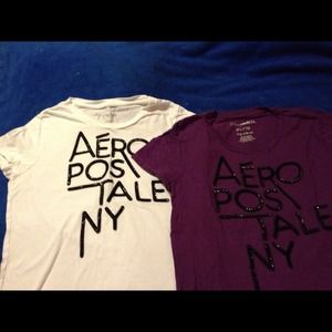 Bundle. Aeropostale t-shirts and purple Nike