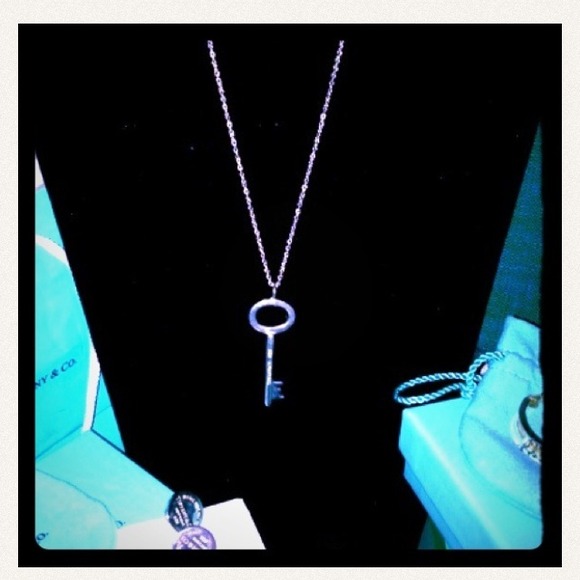 Authentic Tiffany & Co key necklace
