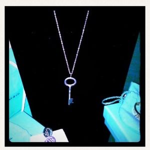 Authentic Tiffany & Co key necklace