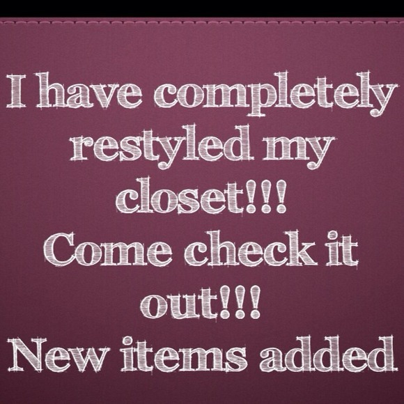 Closet update!!!!
