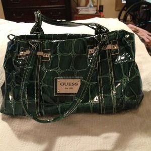 Emerald Green Guess Purse Gorgeous  xo purse