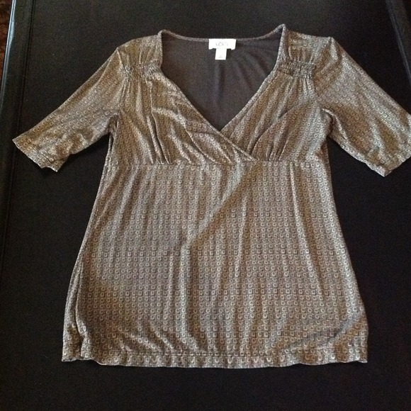 Brown/Multi Loft top