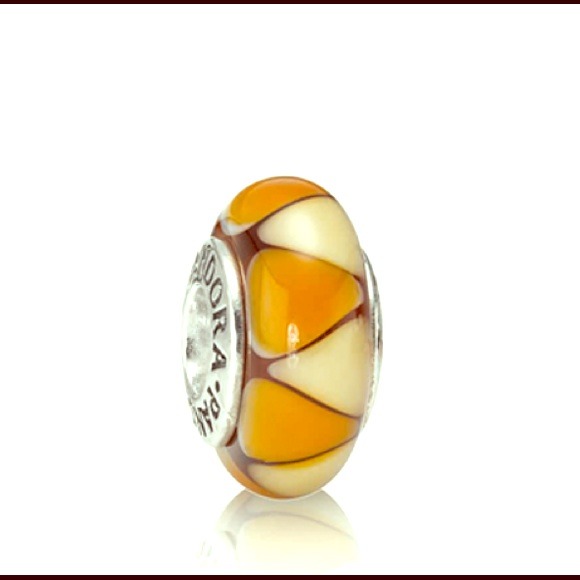 Bundled Authentic Pandora Captivating Amber Charm