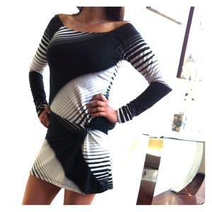 Arden B. long sleeve short dress.