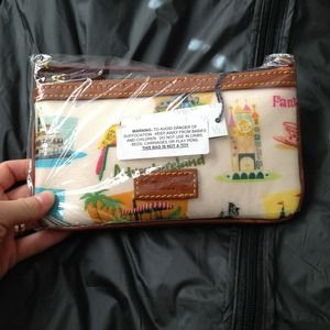 Authentic Dooney and Bourke/WDW large  wristlet
