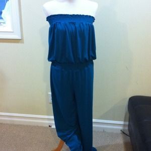 Bundled Ladies teal colored maxi pant