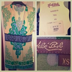 *Reduced* Hale Bob Sleeveless V-Neck Tunic