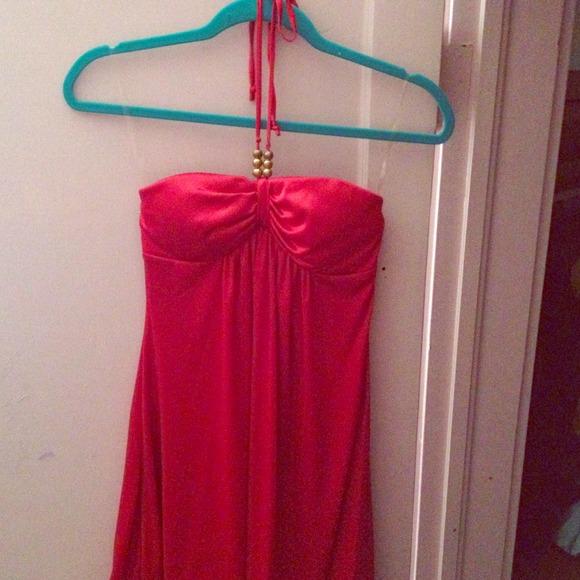 Silky Red Dress