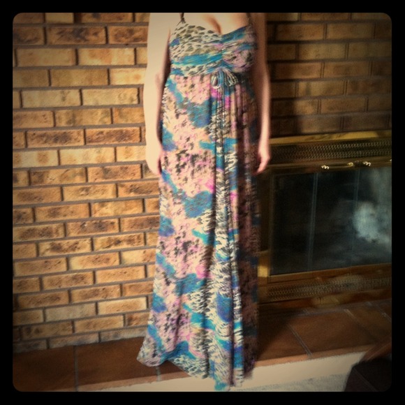 Maxi dress👗traded💋