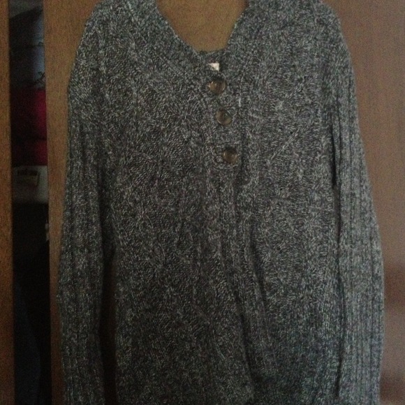 PRICE REDUCTION!.Gray hoodie sweater