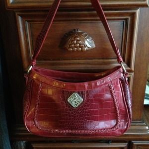 Coldwater Creek Res Leather Embossed purse