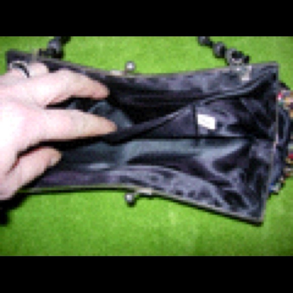 Beautiful Multi-Color Beaded & Sequin Evening Bag - Picture 3 of 4