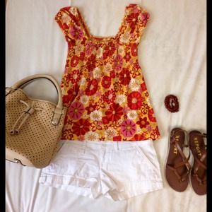 Lucky Brand Floral Top XS