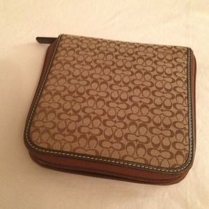 COACH authentic signature portable CDs