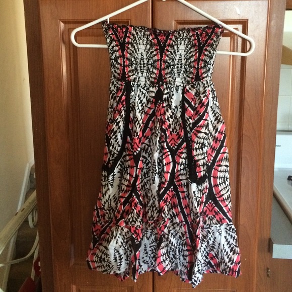 Tube top dress