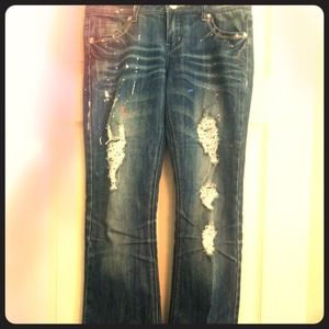 Almost famous destroyed jeans