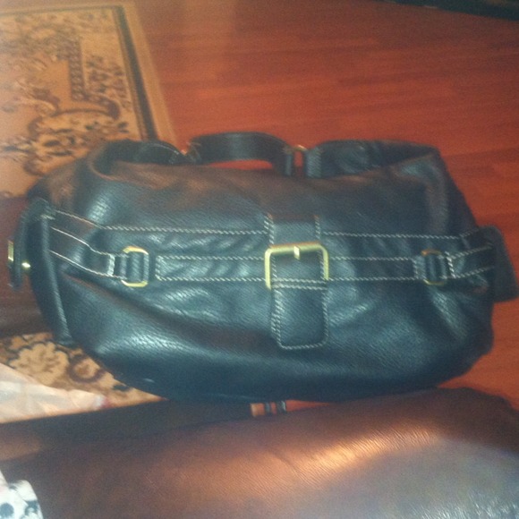 Leather purse with pockets