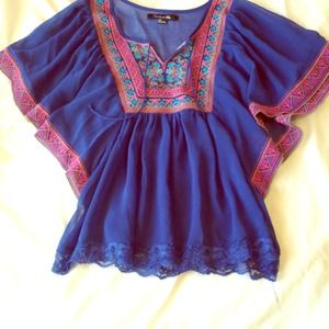Sheer butterfly Shirt